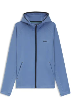 Active Hoodie mit Reißverschluss und reflektierendem Branding