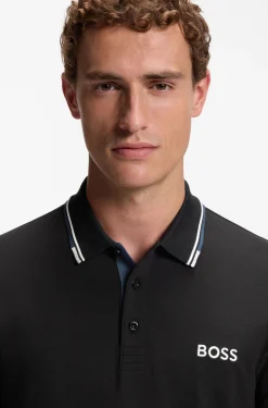 Active Paddy Regular-Fit Poloshirt aus schnell trocknendem Stretch-Piqué
