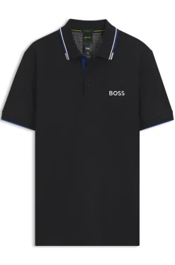 Active Paddy Regular-Fit Poloshirt aus schnell trocknendem Stretch-Piqué