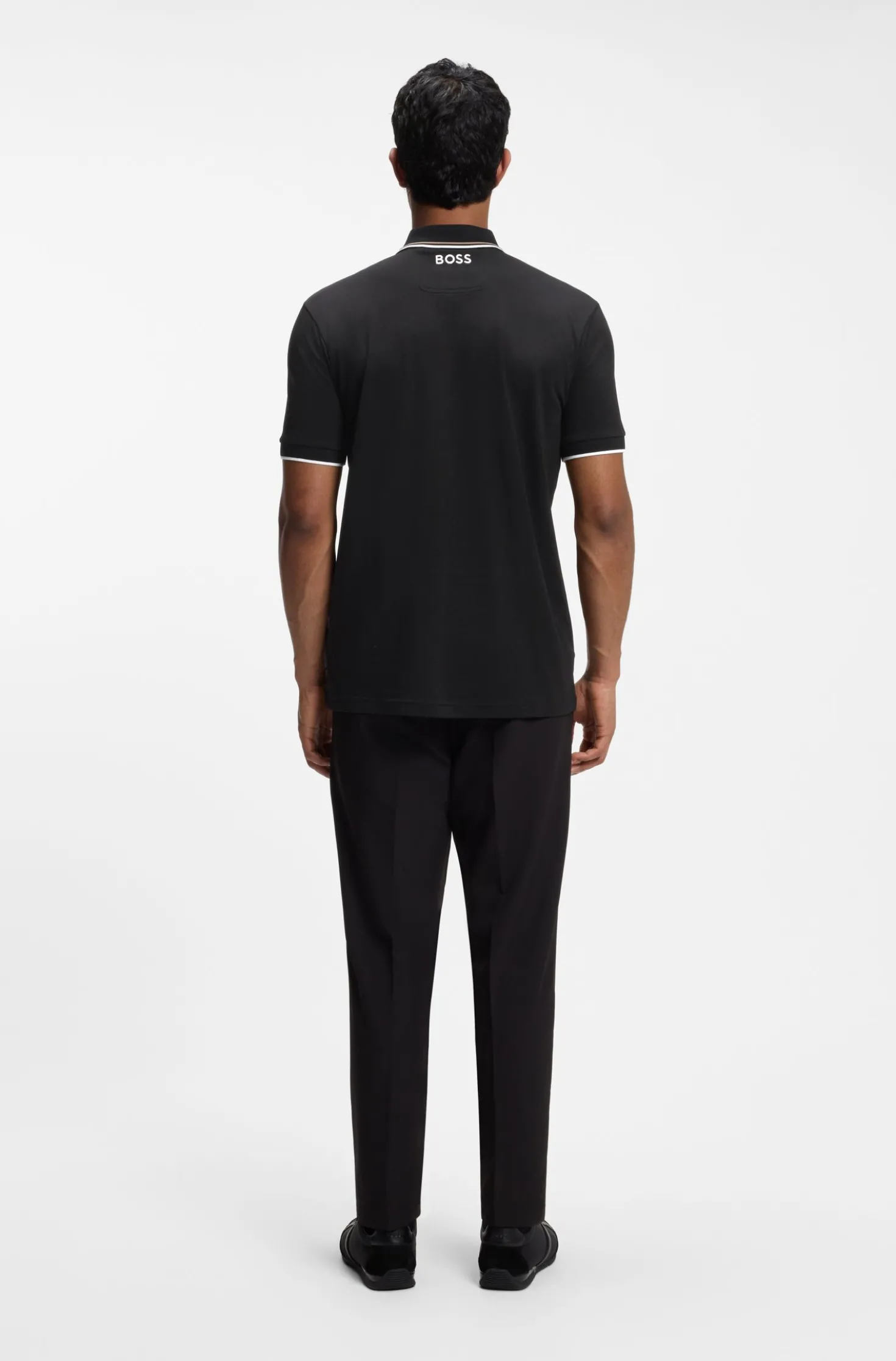 Active Paddy Regular-Fit Poloshirt aus schnell trocknendem Stretch-Piqué