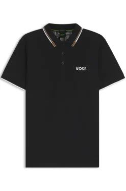 Active Paddy Regular-Fit Poloshirt aus schnell trocknendem Stretch-Piqué