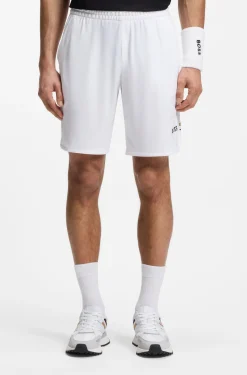 Active Schnell trocknende Shorts aus Stretch-Gewebe mit Taschen