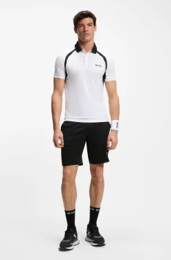 Active Schnell trocknende Shorts aus Stretch-Gewebe mit Taschen