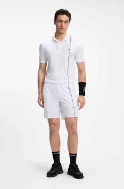 Active schnell trocknendes Poloshirt mit Signature-Streifen