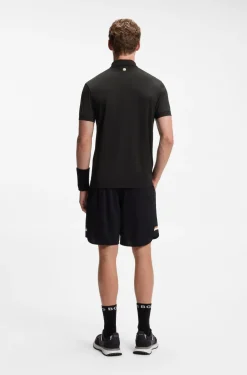 Active schnell trocknendes Poloshirt mit Signature-Streifen