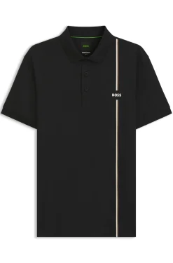 Active schnell trocknendes Poloshirt mit Signature-Streifen