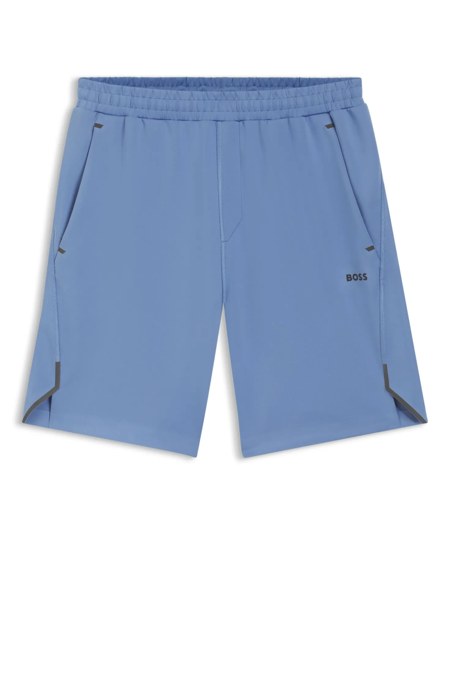 Active Shorts aus schnell trocknendem Gewebe mit reflektierendem Logo