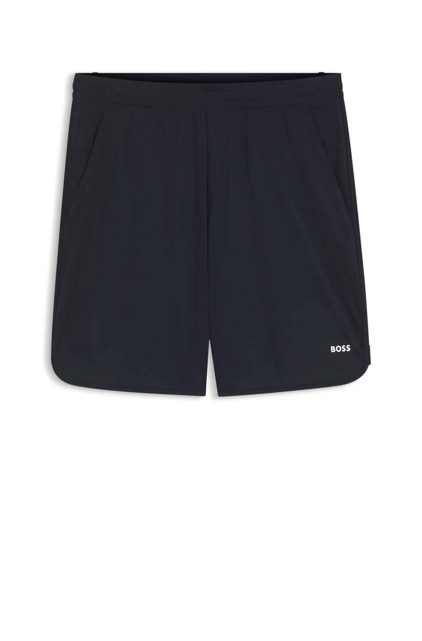 Active Shorts aus Stretch-Gewebe mit Taschen aus Mesh