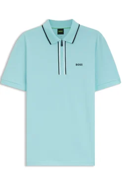 Active Slim-Fit Poloshirt aus feuchtigkeitsregulierender Stretch-Baumwolle