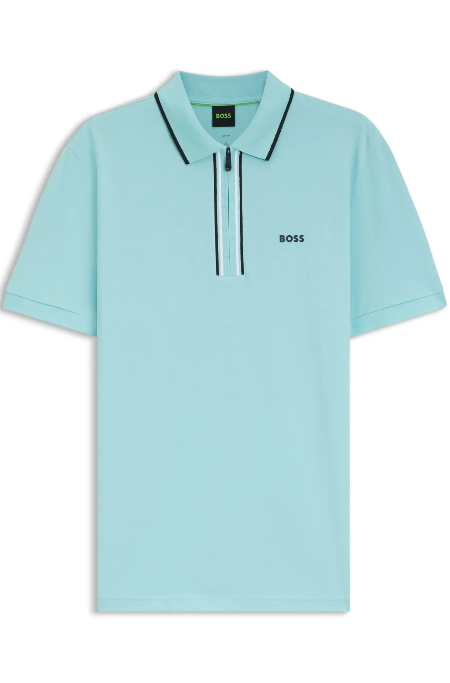 Active Slim-Fit Poloshirt aus feuchtigkeitsregulierender Stretch-Baumwolle