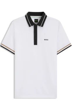 Active Slim-Fit Poloshirt mit Logo-Details