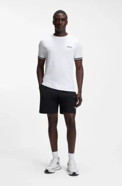 Active Slim-Fit T-Shirt mit Tennisball-Prägung