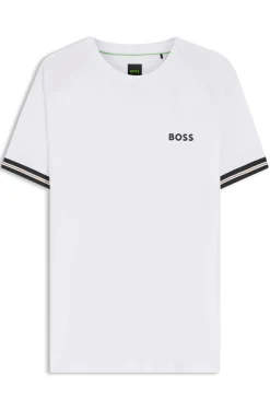 Active Slim-Fit T-Shirt mit Tennisball-Prägung