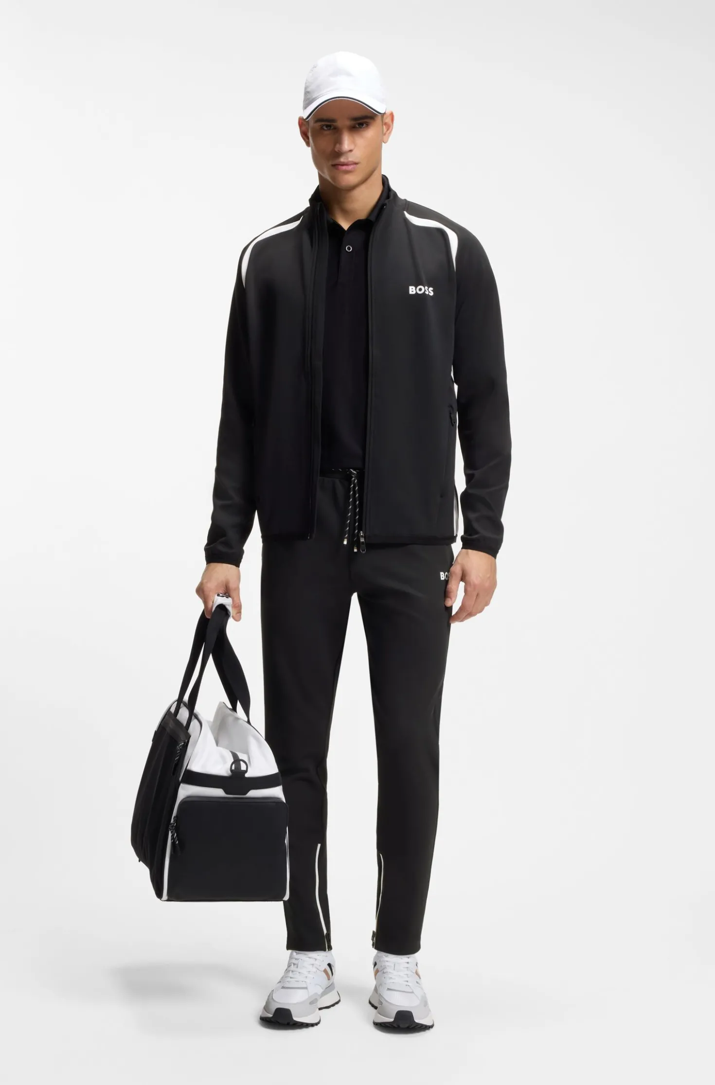 Active Sweatjacke mit Reißverschluss und temperaturausgleichender Performance