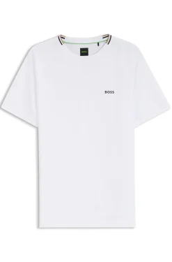 Active T-Shirt aus feuchtigkeitsableitendem Gewebe mit Tennisball-Prägung
