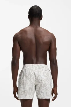 Badeshorts mit durchgehendem Print