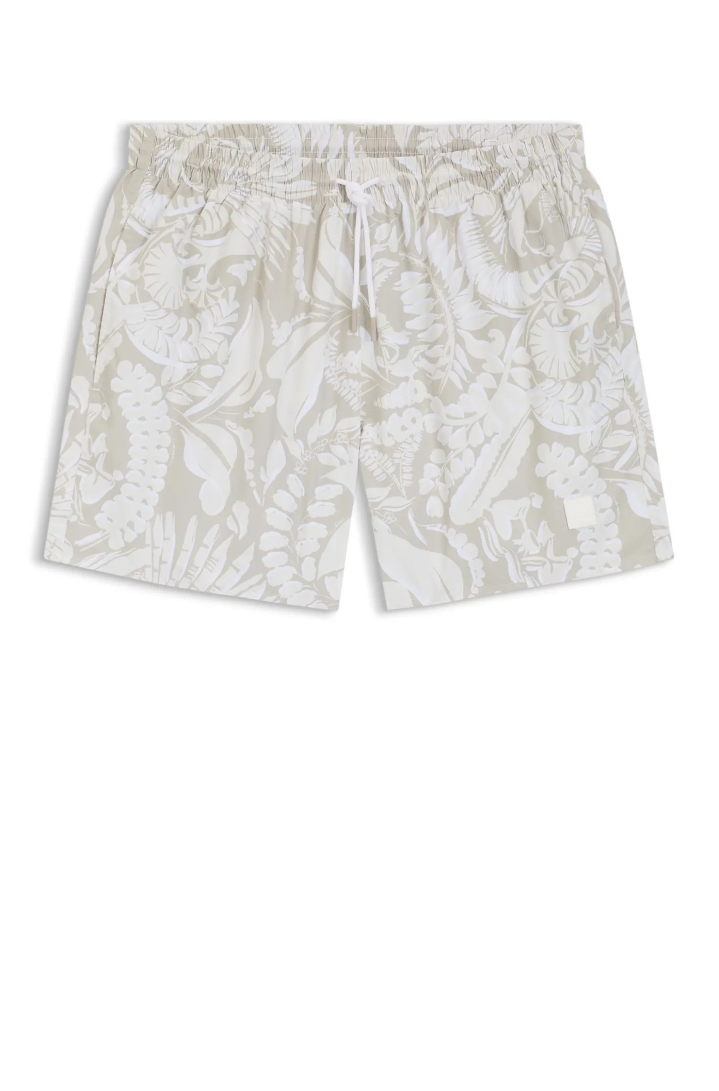 Badeshorts mit durchgehendem Print