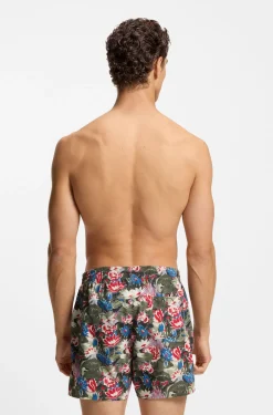 Badeshorts mit durchgehendem Print