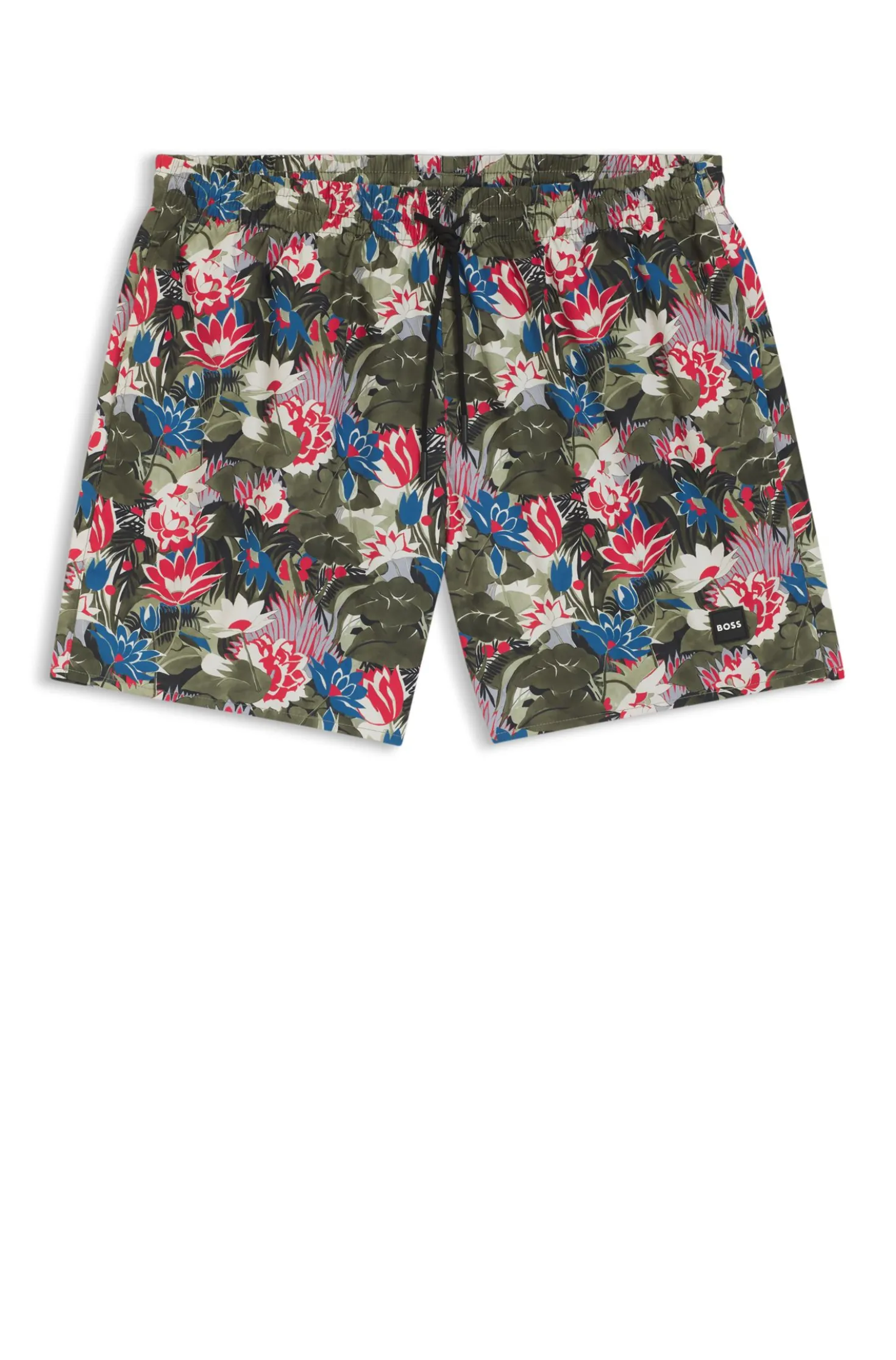 Badeshorts mit durchgehendem Print