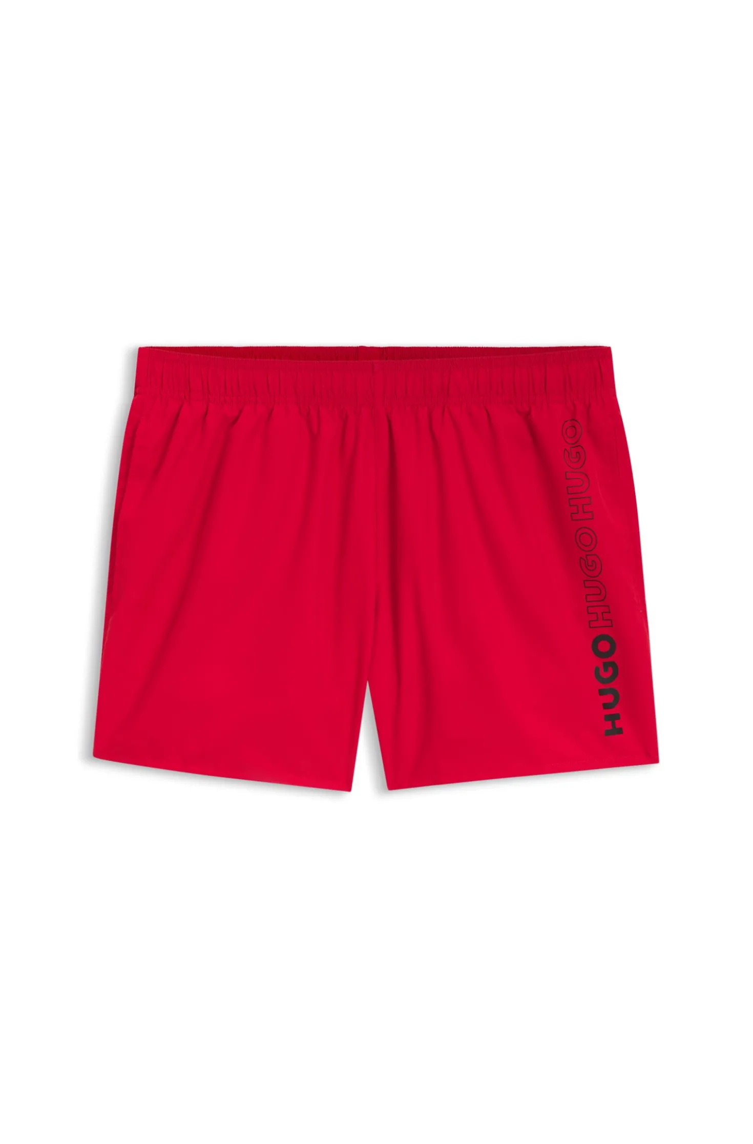 Badeshorts mit mehreren Logos