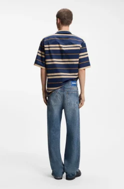 Baggy-Fit Jeans mit Used-Details