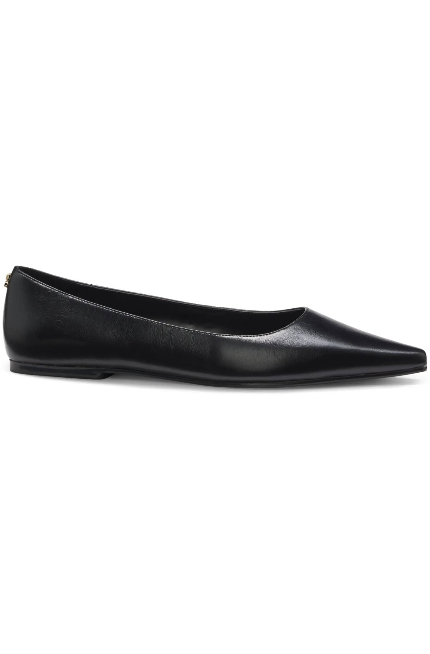 Ballerinas aus Leder mit spitzer Kappe