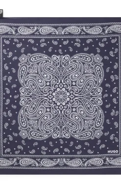 Bandana mit Paisley-Print aus Viskose-Mix mit Seide