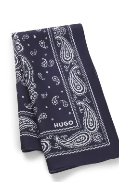 Bandana mit Paisley-Print aus Viskose-Mix mit Seide