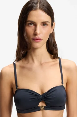 Bandeau-Bikinitop mit Double-B-Monogramm