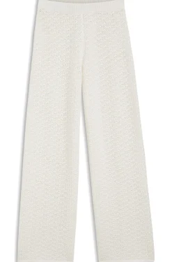 Baumwollhose mit Mikro-Spitzenstruktur