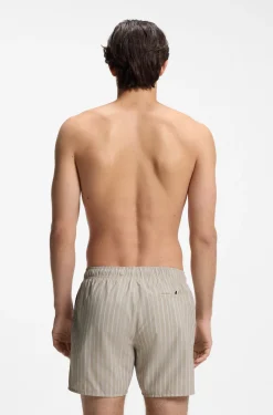 Bedruckte Badeshorts aus schnell trocknendem Gewebe