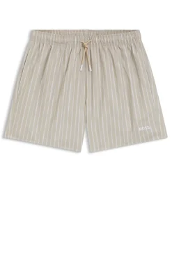 Bedruckte Badeshorts aus schnell trocknendem Gewebe