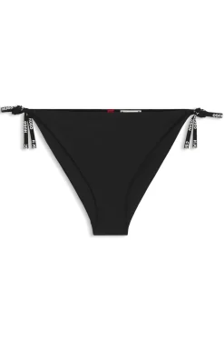 Bikinihose mit Logo-Bändern