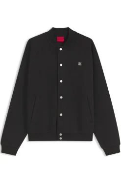 Bomberjacke aus Interlock-Jersey mit Stack-Logo-Detail