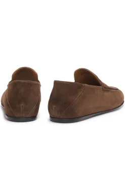 BOSS BY BECKHAM Pennyloafer aus Veloursleder