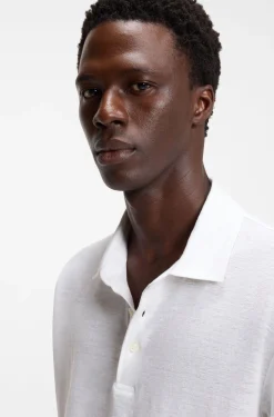 BOSS BY BECKHAM Poloshirt aus Leinen