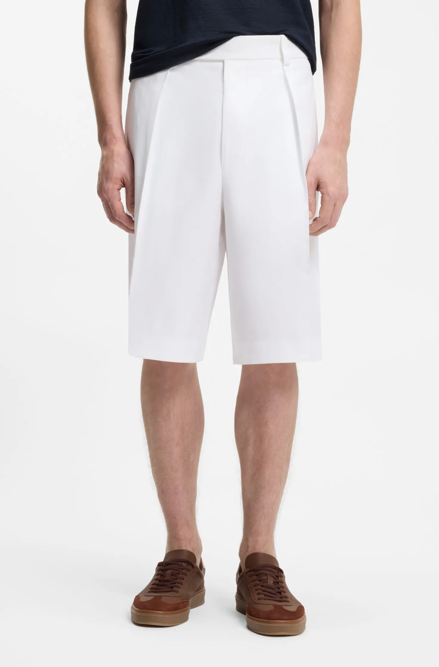 BOSS BY BECKHAM Shorts aus Baumwolle