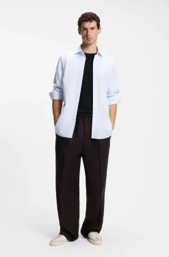 BOSS BY BECKHAM Slim-Fit Hemd aus Baumwolle