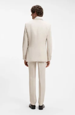 BOSS BY BECKHAM Slim-Fit Sakko mit Mikromuster