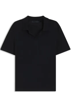 BOSS BY BECKHAM Strick-Polo aus Schurwolle