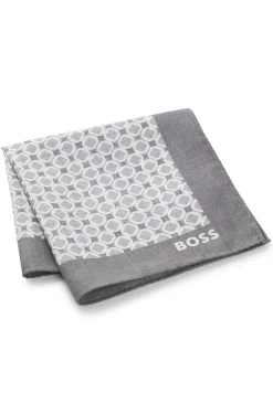 BOSS ONE Einstecktuch aus Seide mit Digitaldruck