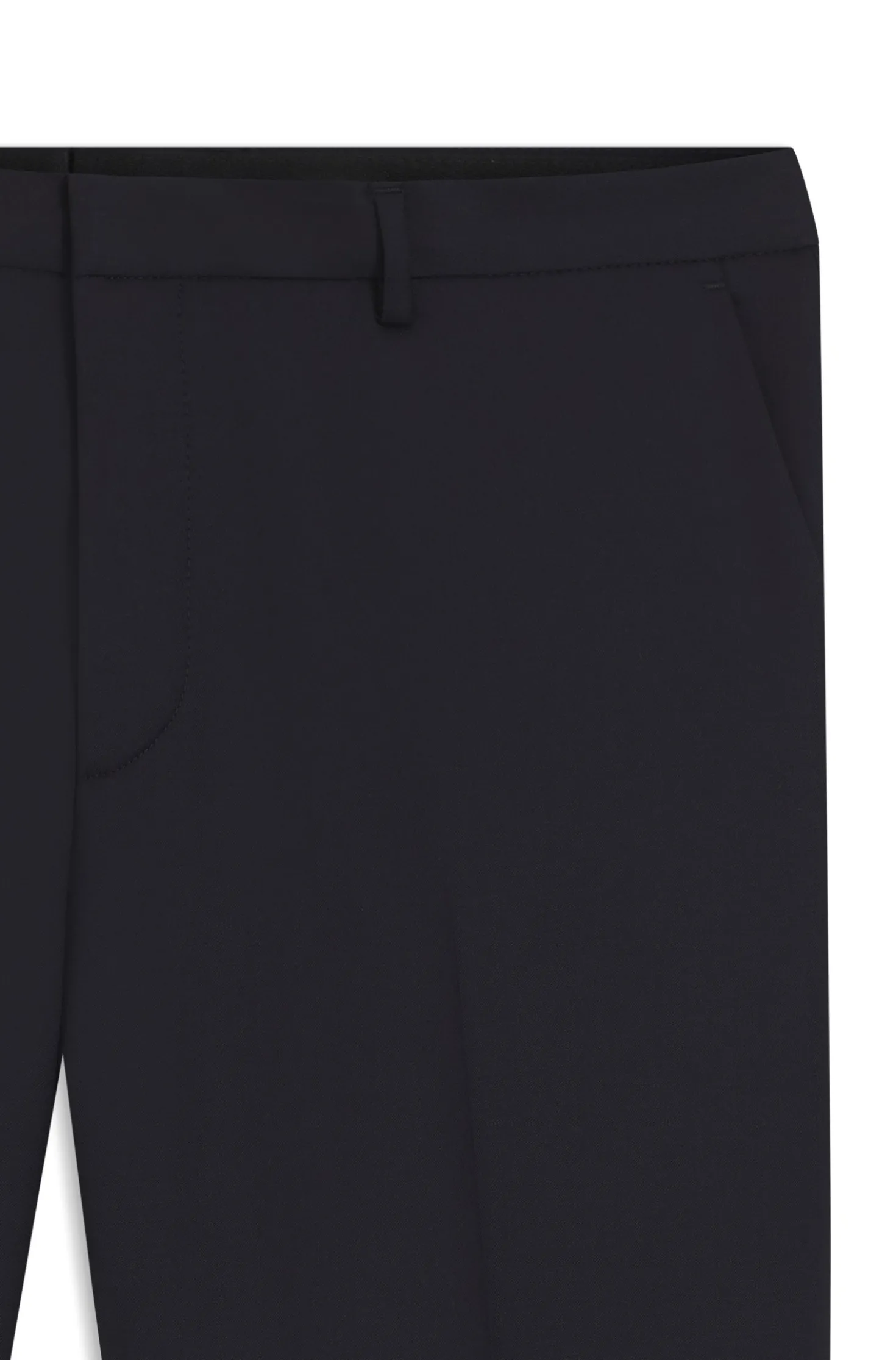 BOSS ONE Extra Slim-Fit Hose aus Schurwoll-Serge