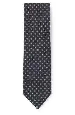 BOSS ONE Gemusterte Krawatte aus Seiden-Jacquard