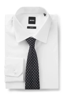 BOSS ONE Gemusterte Krawatte aus Seiden-Jacquard