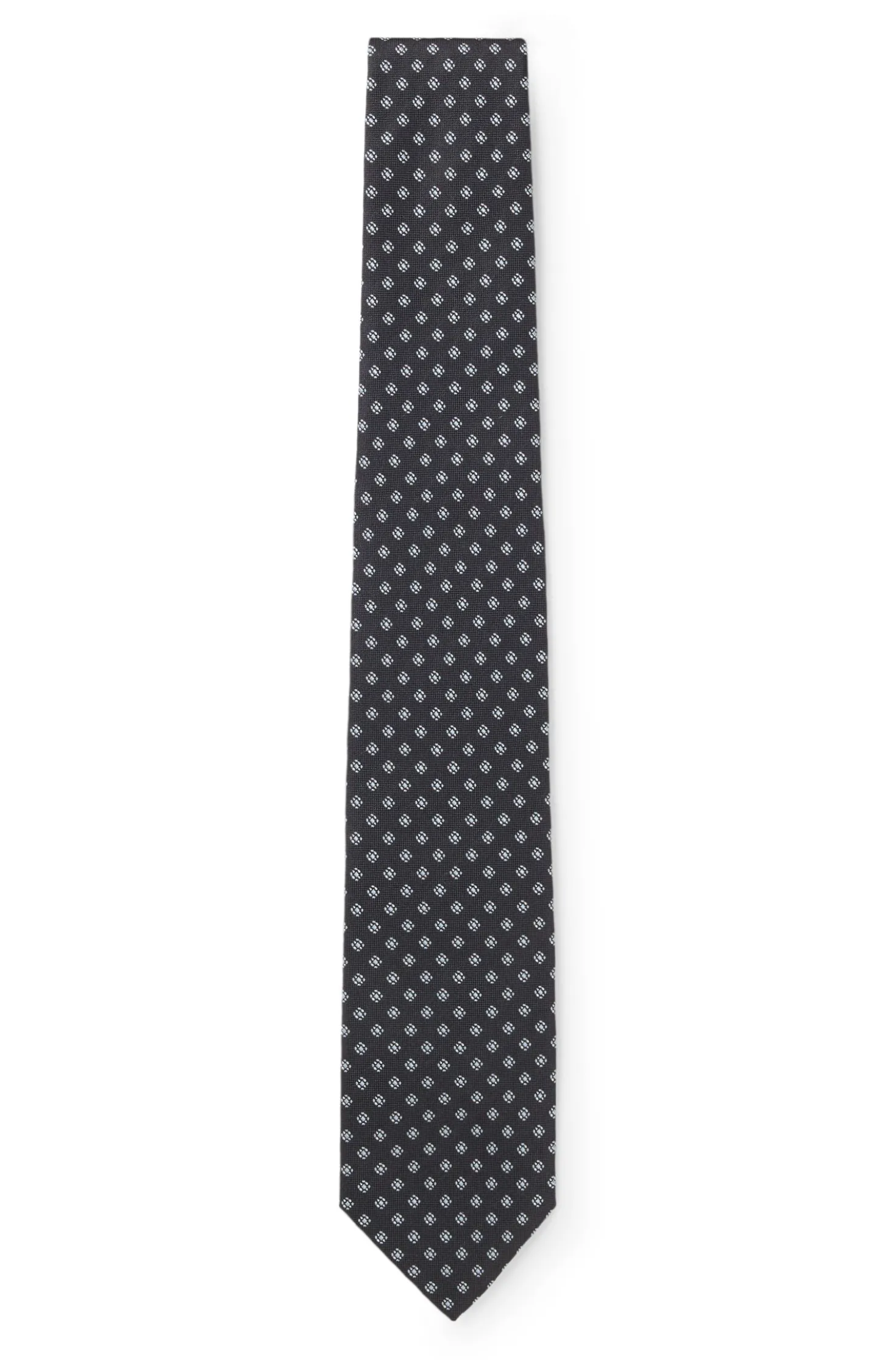 BOSS ONE Gemusterte Krawatte aus Seiden-Jacquard