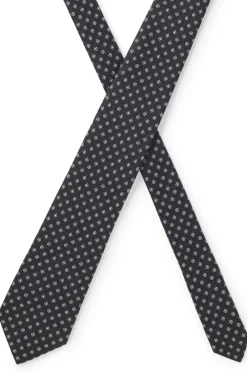 BOSS ONE Gemusterte Krawatte aus Seiden-Jacquard
