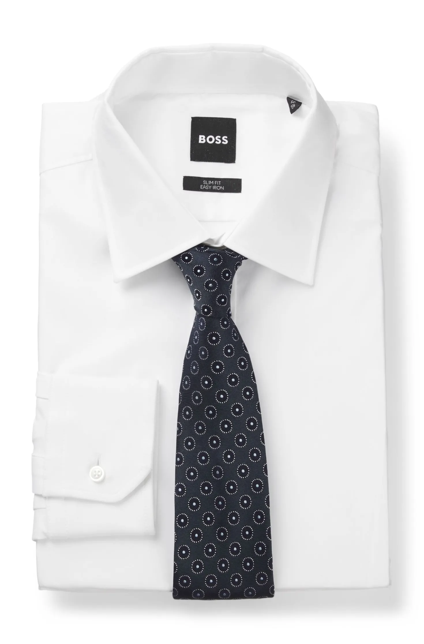 BOSS ONE Krawatte aus Seide mit Jacquard-Muster