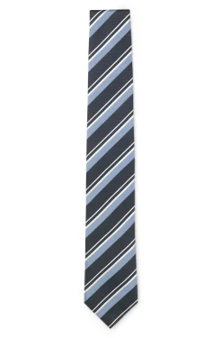 BOSS ONE Krawatte aus Seide mit diagonalen Streifen
