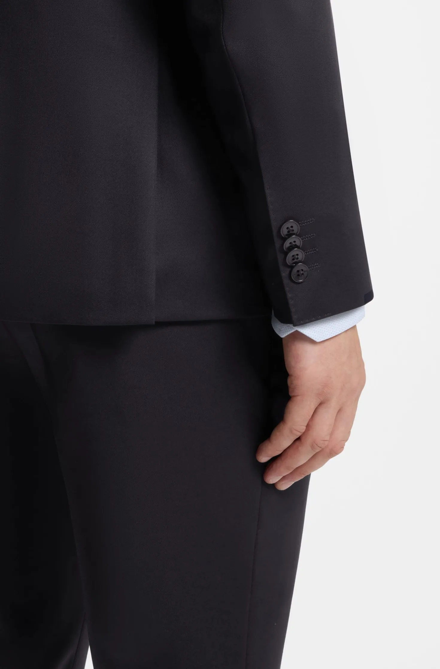 BOSS ONE Regular-Fit Sakko aus Schurwoll-Serge