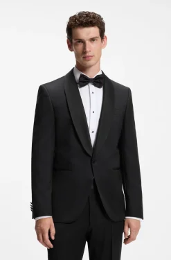 BOSS ONE Regular-Fit Smoking-Jackett aus Schurwoll-Serge